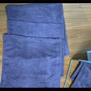 Purple microfiber 18x18 pillow cases (4)